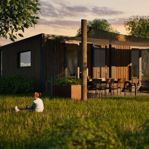 Bungalow 8 personen - Bos Cube