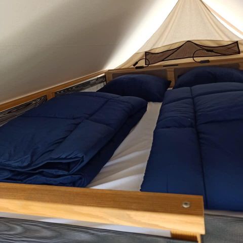 Glampingtent 6 personen - Papillio 4+2