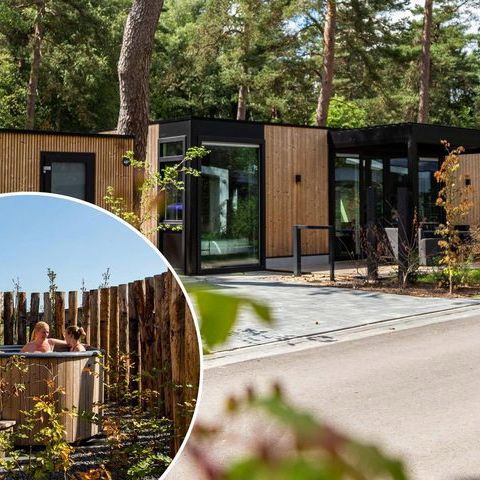 Bungalow 4 personen - Veluwe hoeve Wellness (Hottub)