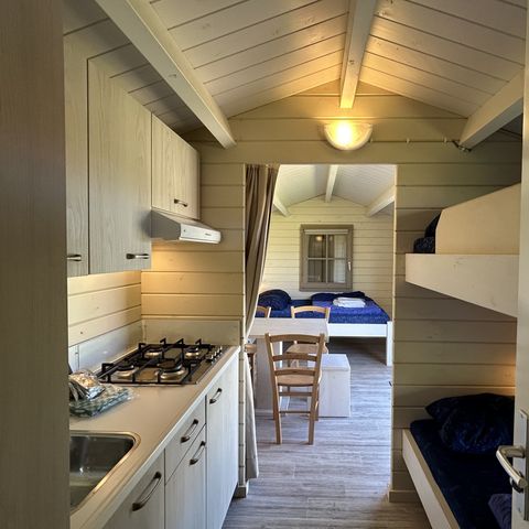 Bungalow 4 personen - Trekkershut Luxe