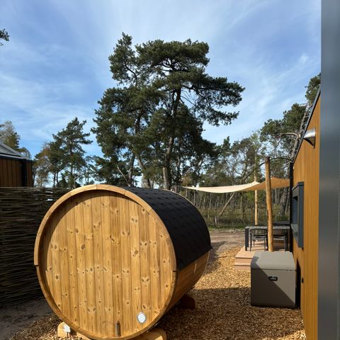 LODGE 2 personen - Boslodge met hottub
