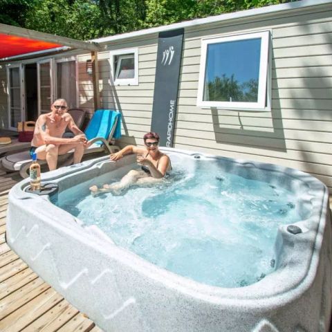 Stacaravan 6 personen - Cottage Romarin 4 Kamers 6 Personen Airconditioning Privé Spa