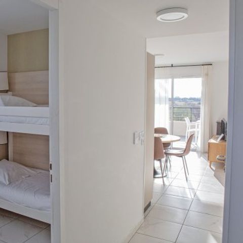 Appartement 4 personen - Appartement 4 personen - 1 slaapkamer + 1 slaapgedeelte - Balkon - Uitzicht op de bergen (24T)