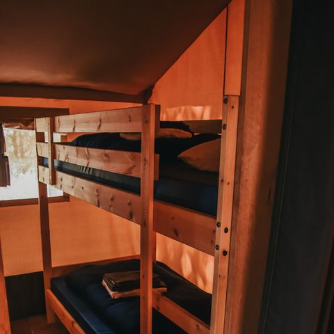 Safaritent 4 personen - incl. sanitair BOS
