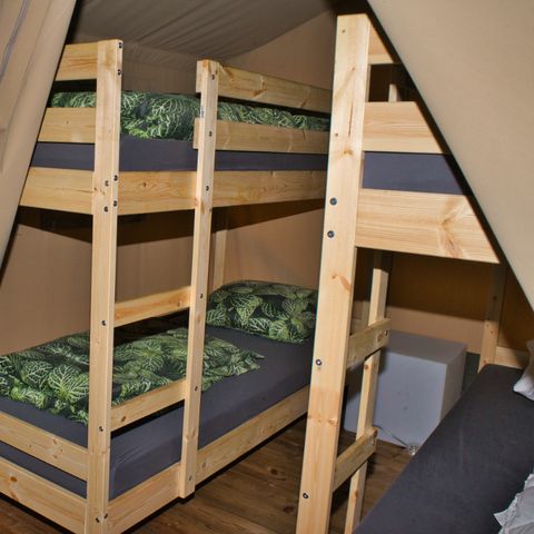 Safaritent 6 personen - incl. toilet
