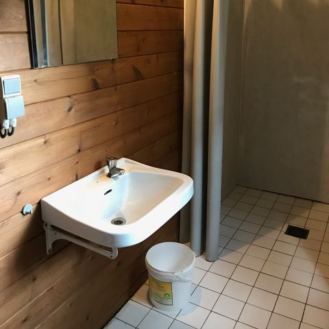 Safaritent 4 personen - met privé sanitair unit