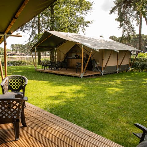 Safaritent 4 personen - Lake incl. sanitair