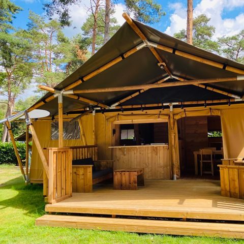 Safaritent 5 personen - incl. sanitair