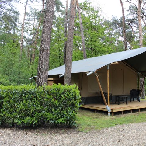 Safaritent 4 personen - incl. sanitair