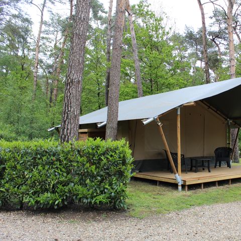 Safaritent 4 personen - incl. sanitair