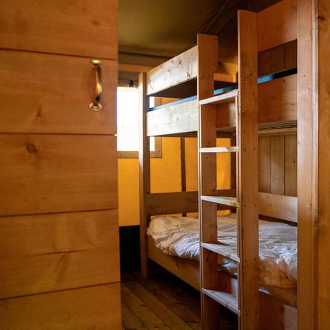 Safaritent 4 personen - incl. sanitair