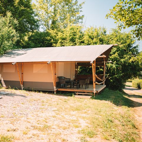Safaritent 6 personen - hottub