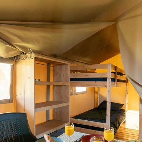 Safaritent 6 personen - Premium Maaszicht