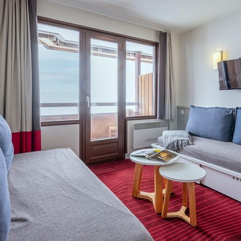 Appartement 6 personen - VOOR - 1 SLAAPKAMER - 1 SLAAPGEDEELTE - UITZICHT OP DE BERGEN