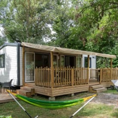 Stacaravan 6 personen - Cottage Genêt 6p 3ch airco ****