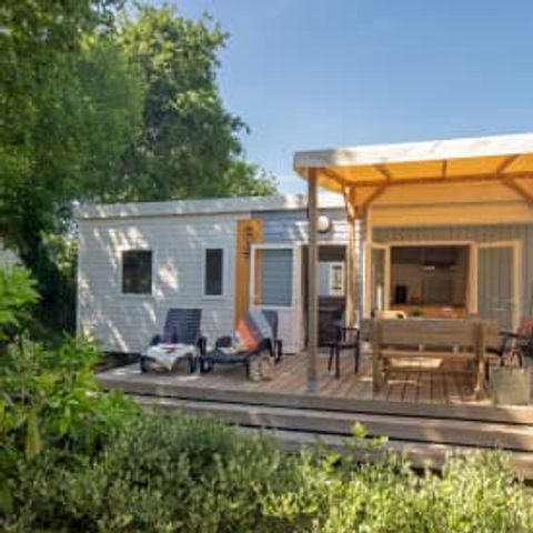 Stacaravan 6 personen - Cottage 6p 3ch airconditioning ****