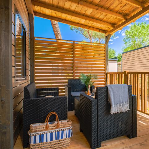 Stacaravan 6 personen - Lodge Superieur Gezin