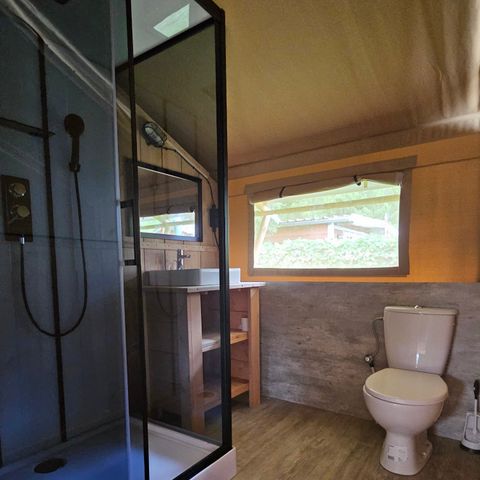 Safaritent 4 personen - incl. sanitair