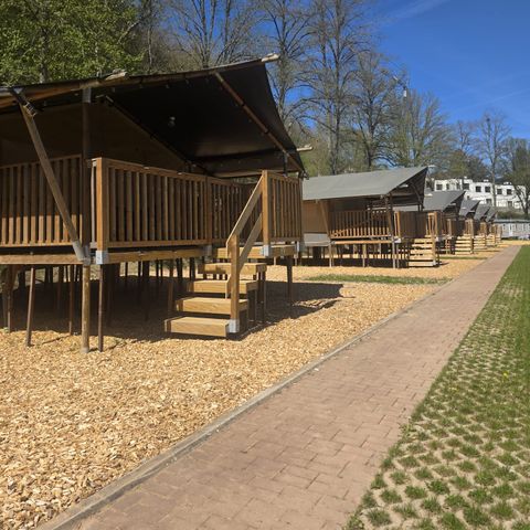 Safaritent 4 personen - incl. sanitair