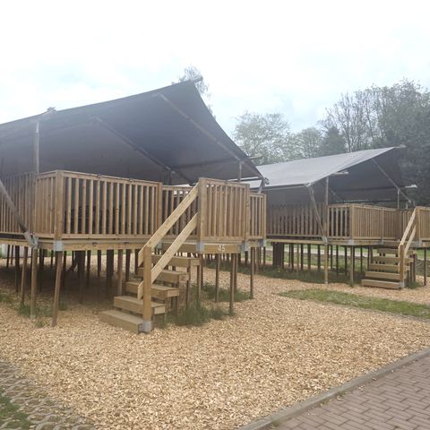 Safaritent 6 personen - incl. sanitair