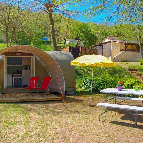 BungalowTent 6 personen - Le Petit Chateau