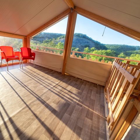 LODGE 6 personen - Luxe lodgetent Belle Vue