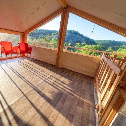 LODGE 6 personen - Luxe lodgetent Belle Vue