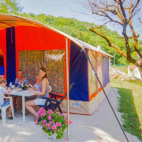 Tent 8 personen - Glamtent Rocamadour
