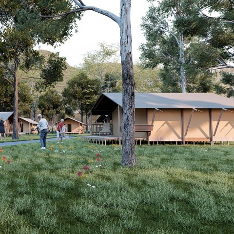 Safaritent 6 personen - Lodgetent Bergerac Deluxe
