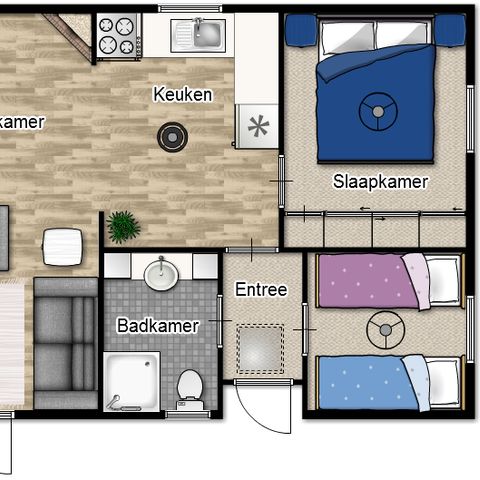 Bungalow 4 personen - Residence