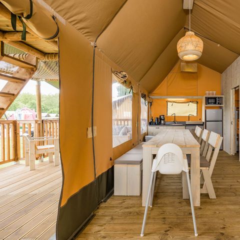 Safaritent 8 personen - Stuuflodge Deluxe