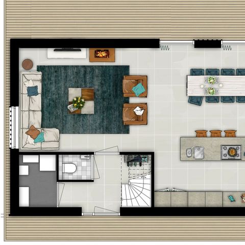 VAKANTIEHUIS 8 personen - Luxe
