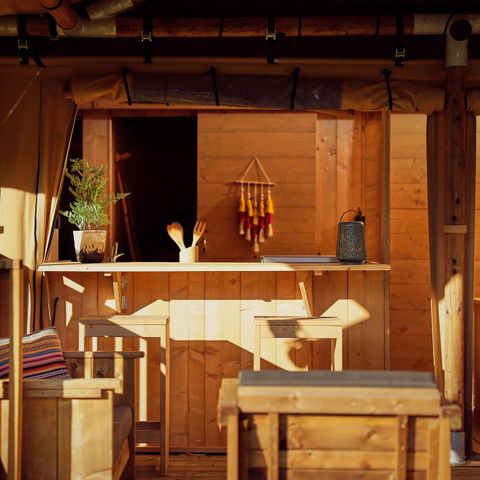 Safaritent 7 personen - La Gran Vida Hottub