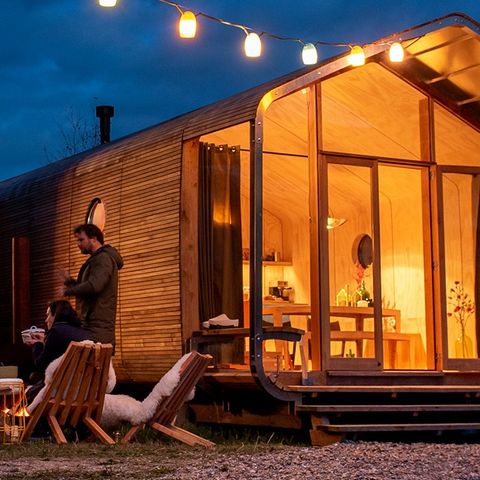 Chalet 2 personen - Wikkelhouse met sauna & ligbad