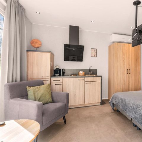 Bungalow 2 personen - Luxe bosrand loft met Hottub & Sauna