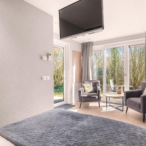 Bungalow 2 personen - Luxe bosrand loft met Hottub & Sauna