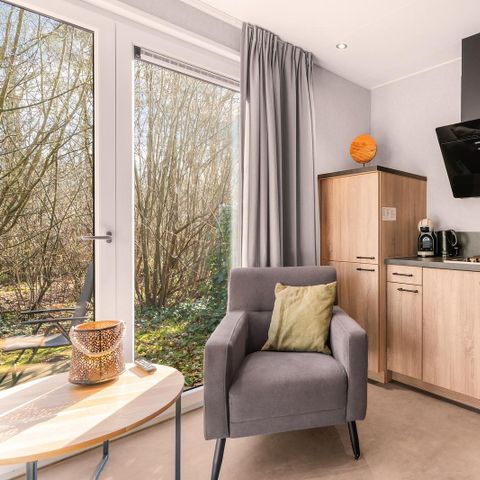 Bungalow 2 personen - Luxe bosrand loft met Hottub & Sauna