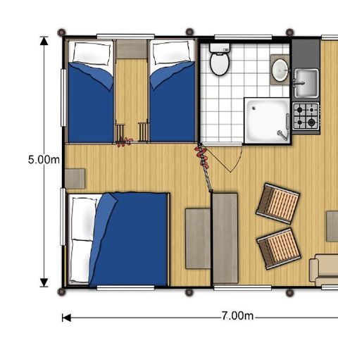 Safaritent 6 personen - Nomad