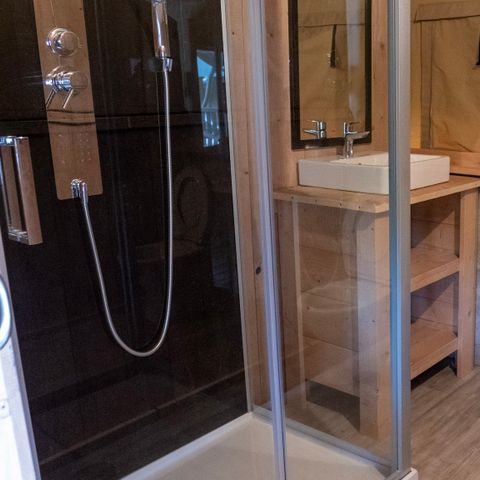 Safaritent 4 personen - incl. sanitair