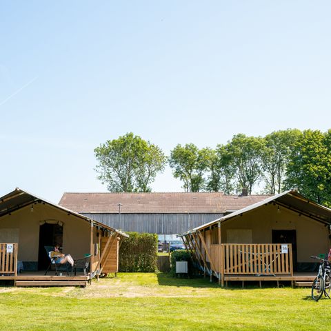 Safaritent 4 personen - incl. sanitair