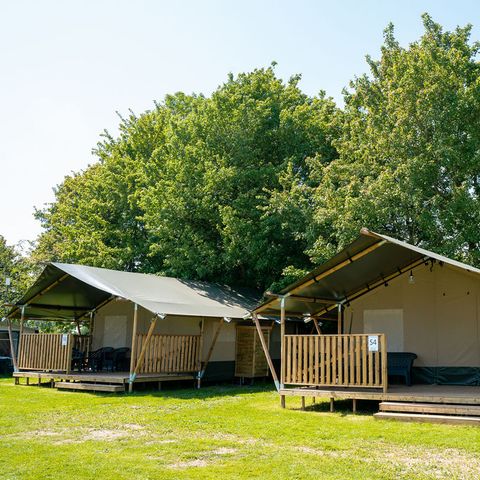 Safaritent 6 personen - incl. sanitair