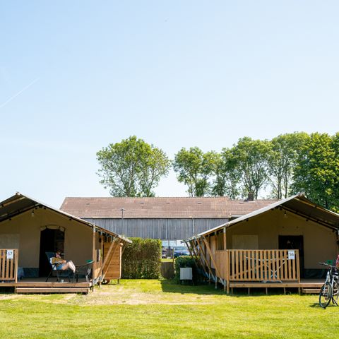 Safaritent 4 personen - incl. sanitair