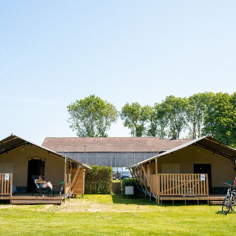 Safaritent 4 personen - incl. sanitair