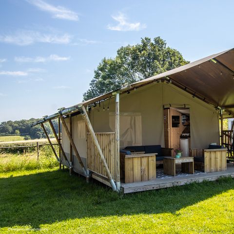 Safaritent 4 personen - incl. toilet