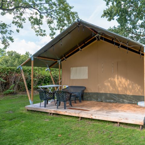 Safaritent 6 personen - incl. toilet