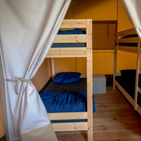 Safaritent 6 personen - incl toilet