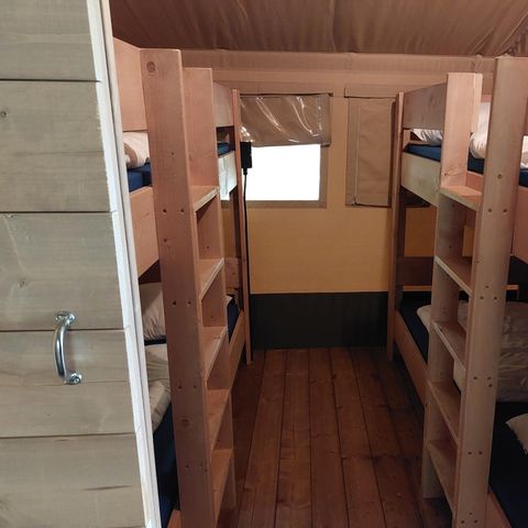 Safaritent 6 personen - incl sanitair