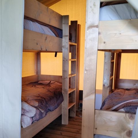 Safaritent 6 personen - incl. toilet