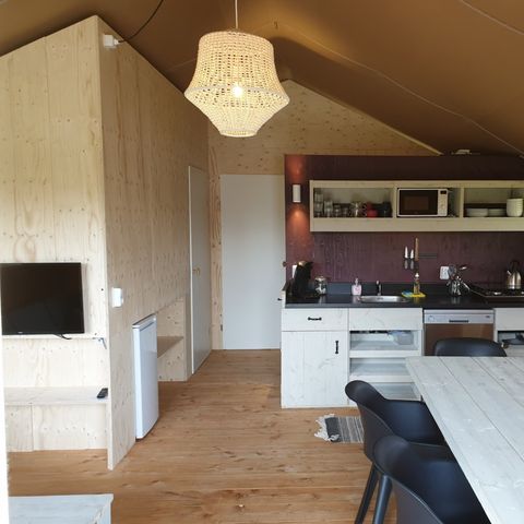 Safaritent 6 personen - incl. toilet