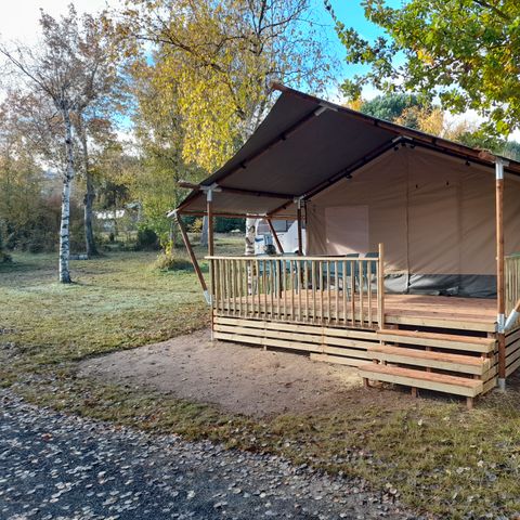 Safaritent 6 personen - incl. toilet